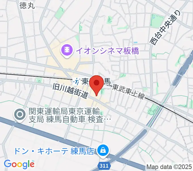 クライネ・ビューネ音楽教室の地図