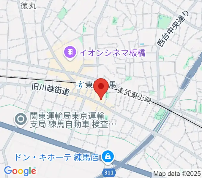 クライネ・ビューネ音楽教室の地図