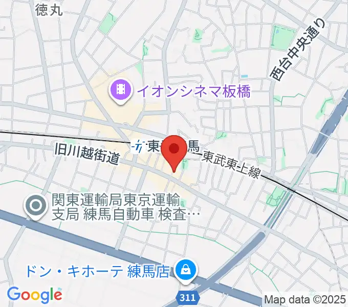 クライネ・ビューネ音楽教室の地図
