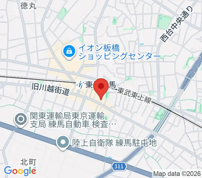 クライネ・ビューネ音楽教室の地図