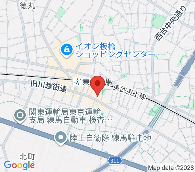 クライネ・ビューネ音楽教室の地図