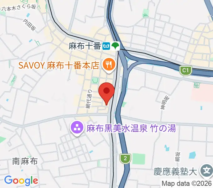 GAMP SOUND STUDIOの地図