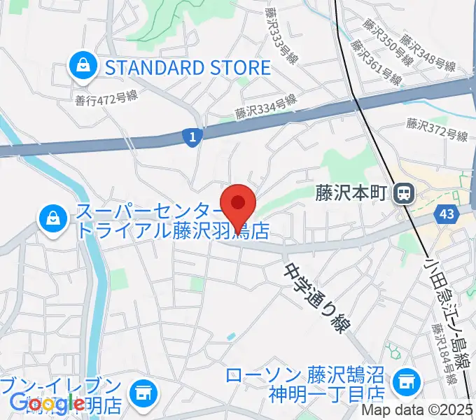 ドルチェ音楽教室 藤沢本町教室の地図