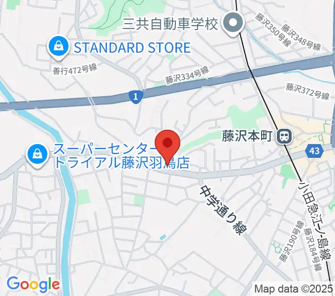 ドルチェ音楽教室 藤沢本町教室の地図