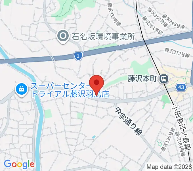 ドルチェ音楽教室 藤沢本町教室の地図