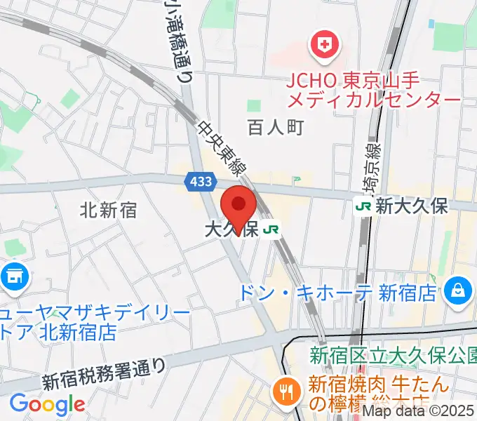 石森管楽器の地図