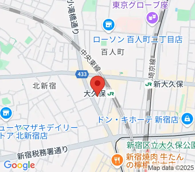 石森管楽器の地図