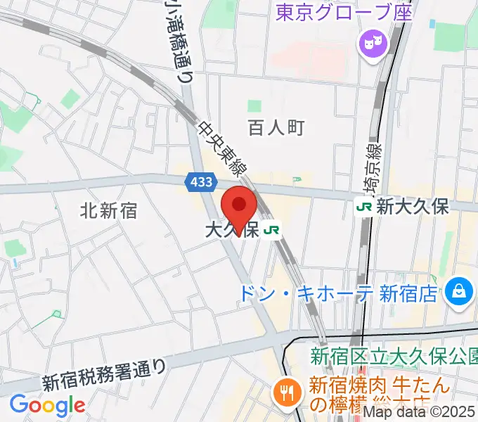 石森管楽器の地図