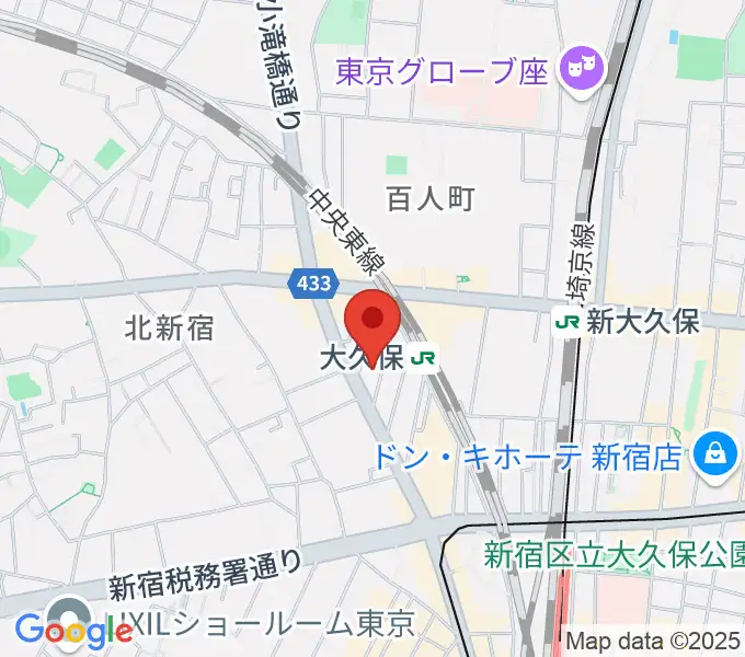 石森管楽器の地図