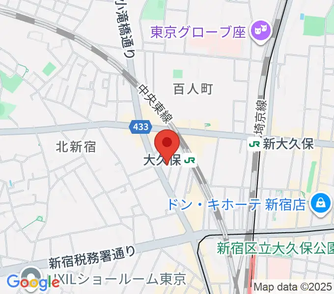 石森管楽器の地図