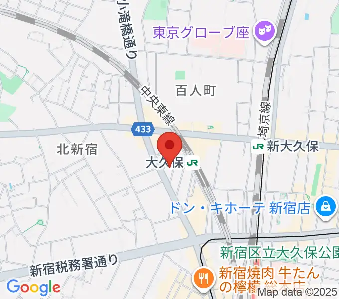 石森管楽器の地図
