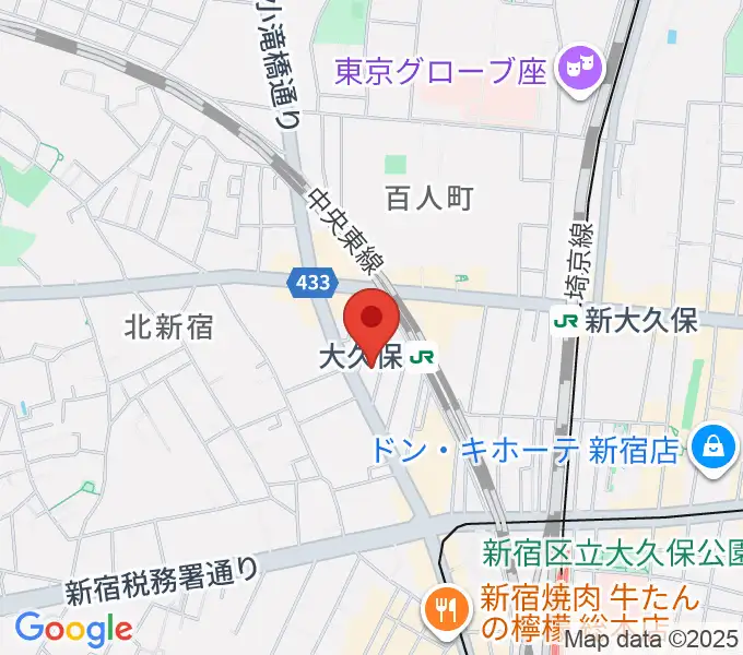 石森管楽器の地図