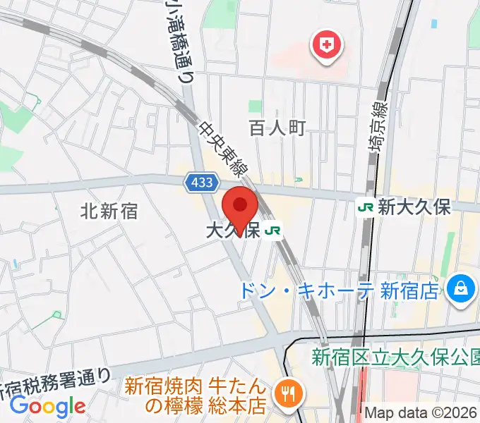 石森管楽器の地図