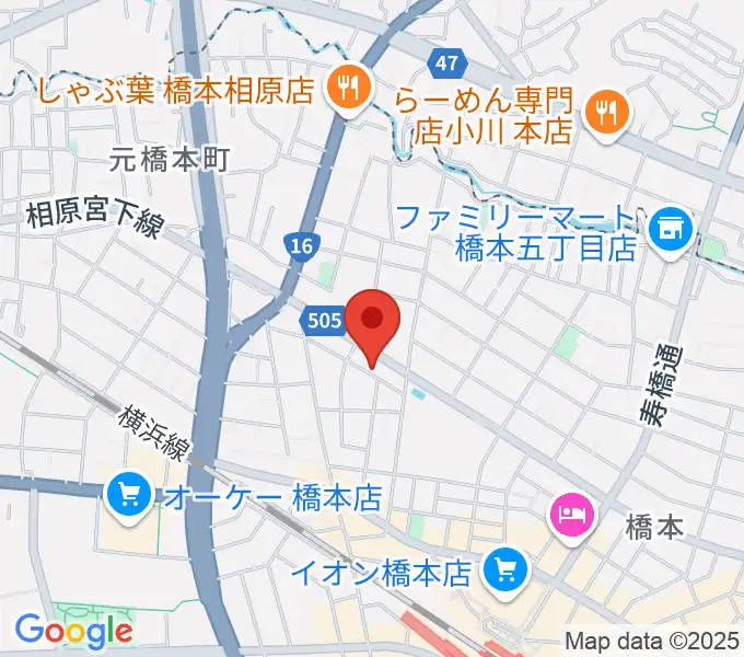 牛久保音楽教室 橋本第2教室の地図