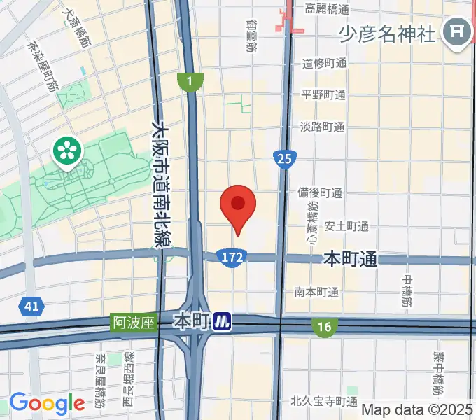 相愛大学附属音楽教室の地図