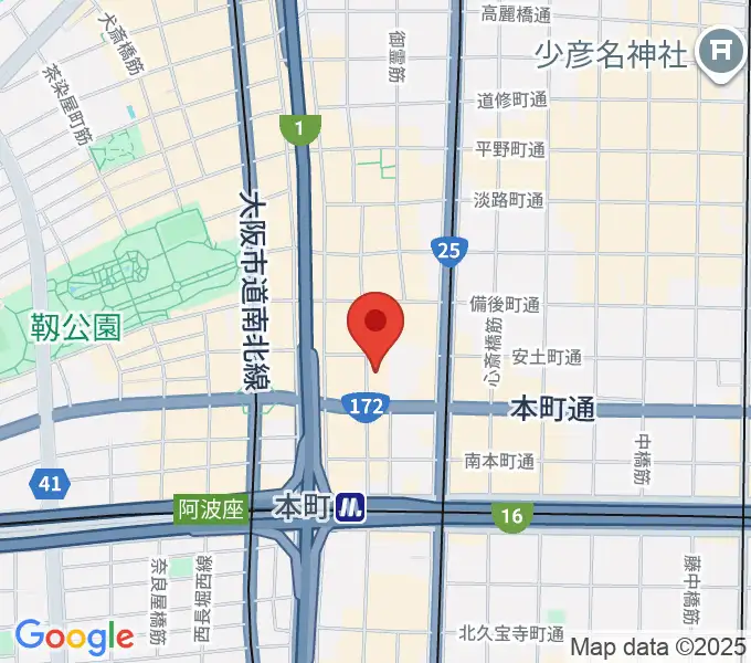 相愛大学附属音楽教室の地図