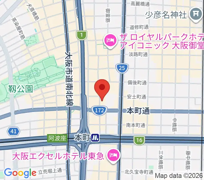 相愛大学附属音楽教室の地図