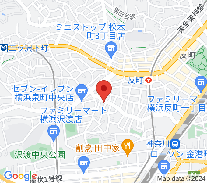 横浜ピアノ調律学院の場所