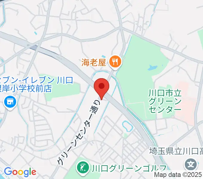 齋藤楽器工房（SAITO GUITARS）の地図