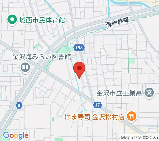 サウンドワーク九里の地図