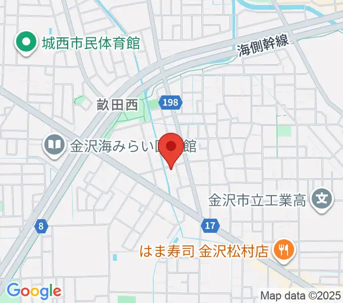 サウンドワーク九里の地図