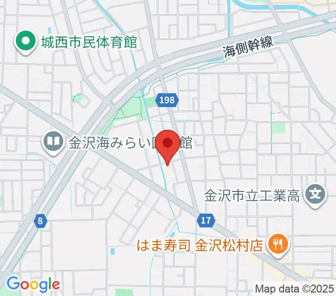 サウンドワーク九里の地図