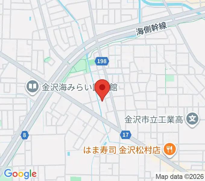 サウンドワーク九里の地図