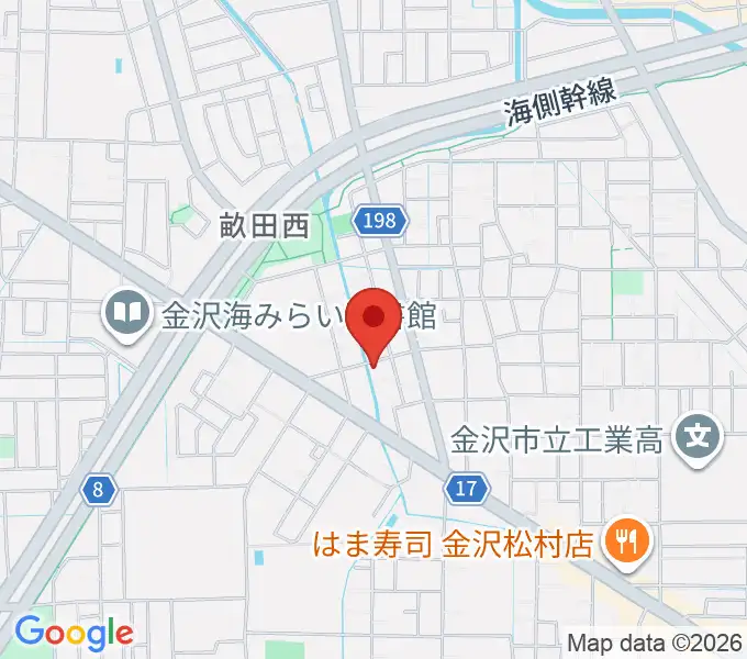 サウンドワーク九里の地図