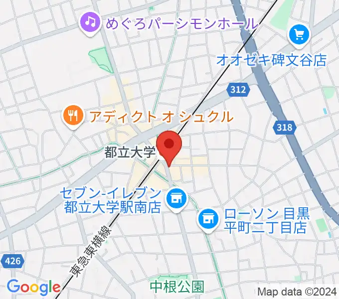 協葉ピアノ音楽教室の地図