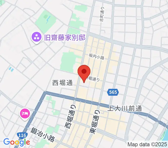 国際音楽・ダンス・エンタテイメント専門学校の地図