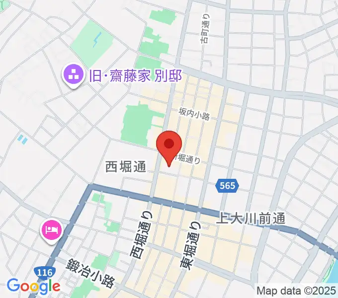 国際音楽・ダンス・エンタテイメント専門学校の地図
