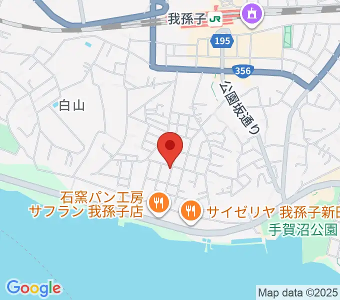 我孫子ピアノ教室コンチェルトの地図