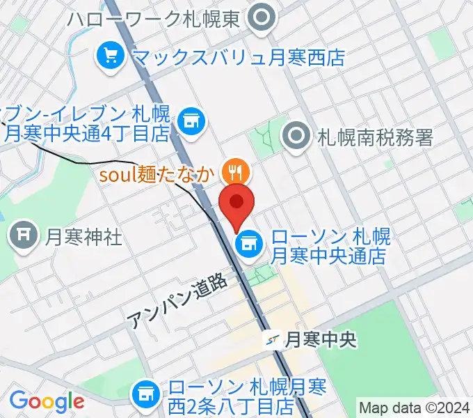 ライズ音楽院の地図