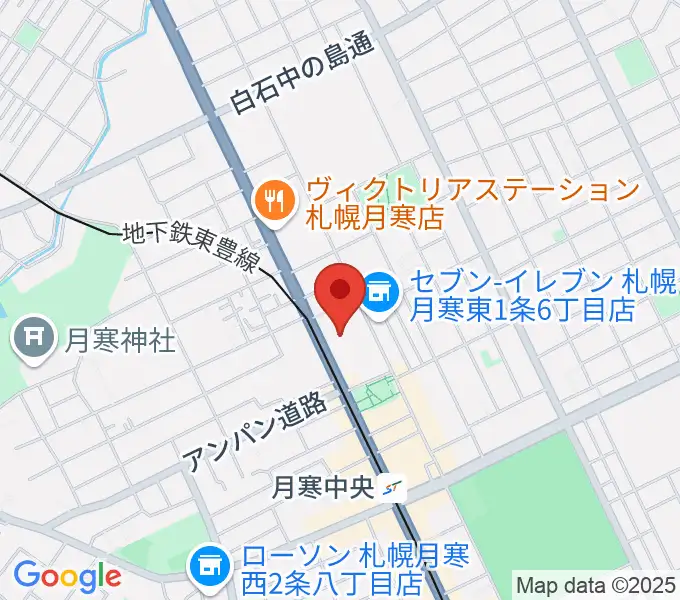 ライズ音楽院の地図