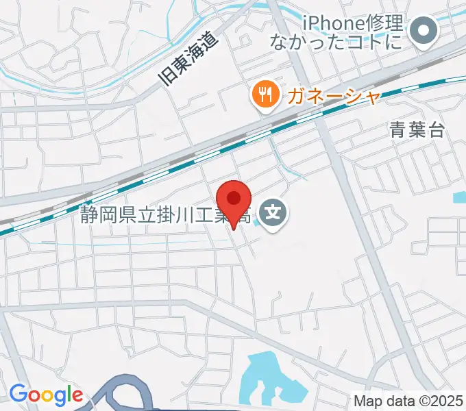 ピアノ教室中山・武田隆子の地図