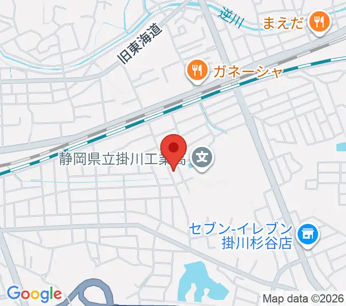 ピアノ教室中山・武田隆子の地図