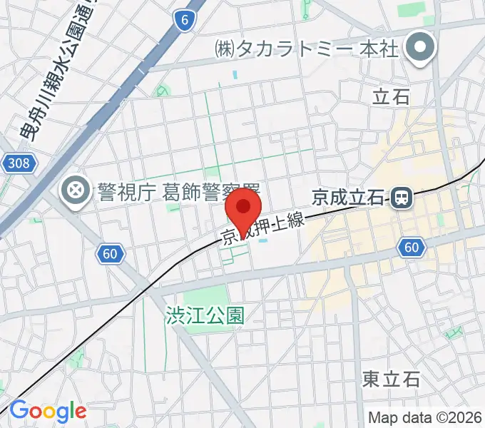 あきこピアノ教室の地図