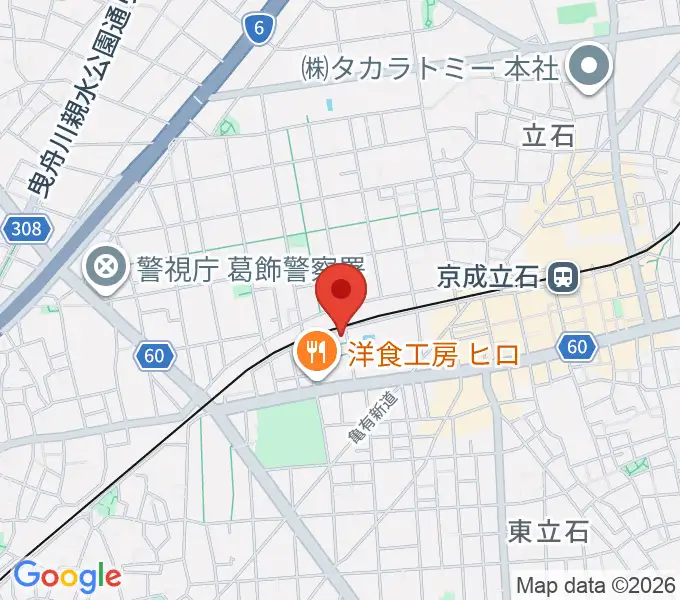 あきこピアノ教室の地図
