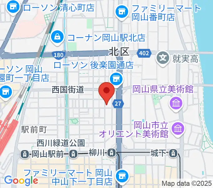 ROCK FIELDの地図