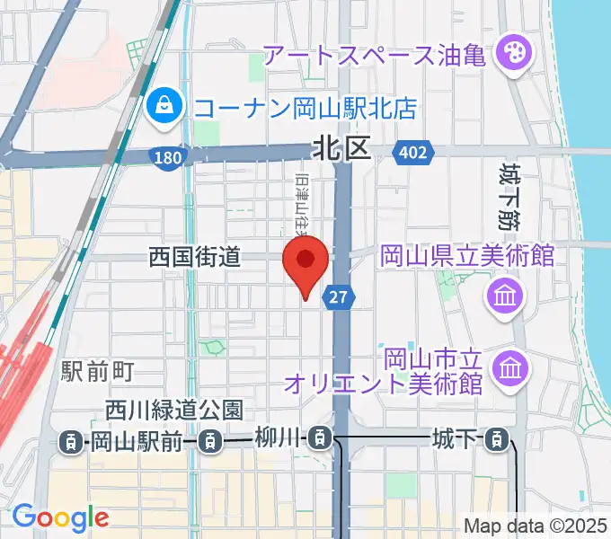 ROCK FIELDの地図