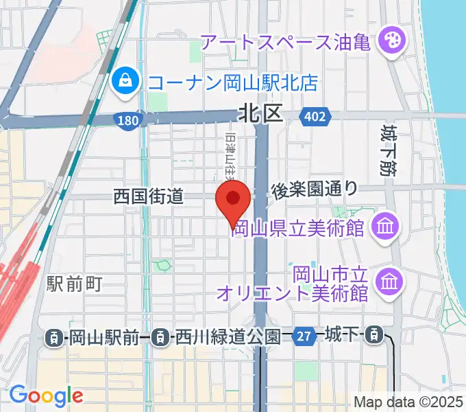 ROCK FIELDの地図