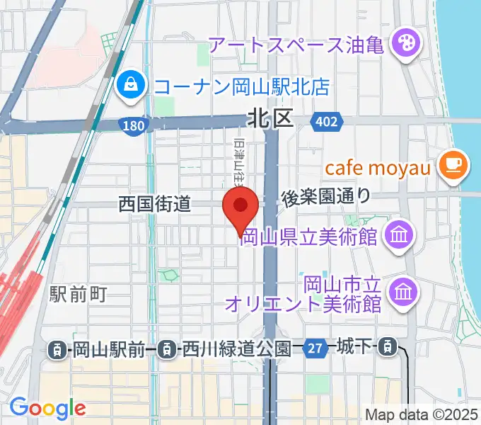 ROCK FIELDの地図