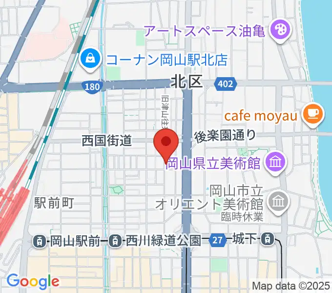 ROCK FIELDの地図