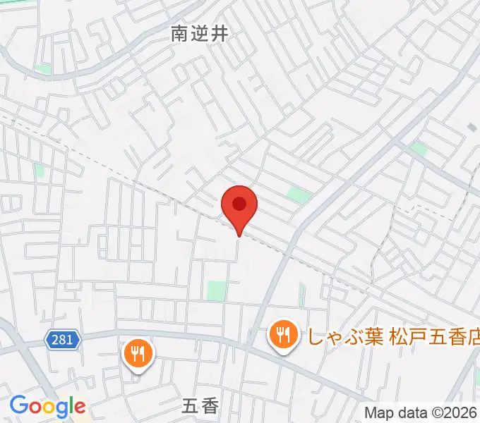 KSK松戸音楽教室の地図