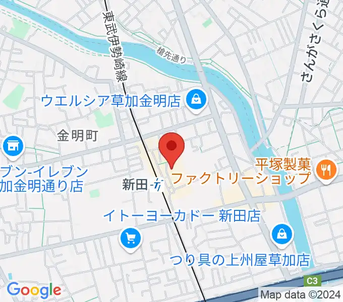 本木音楽教室の地図