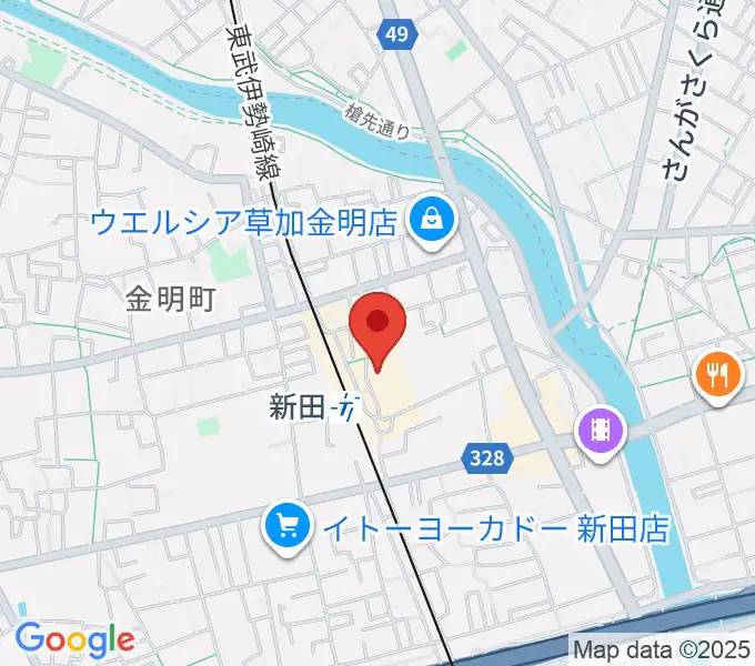 本木音楽教室の地図