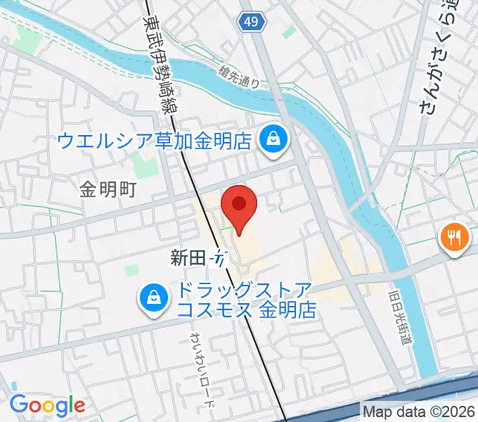 本木音楽教室の地図