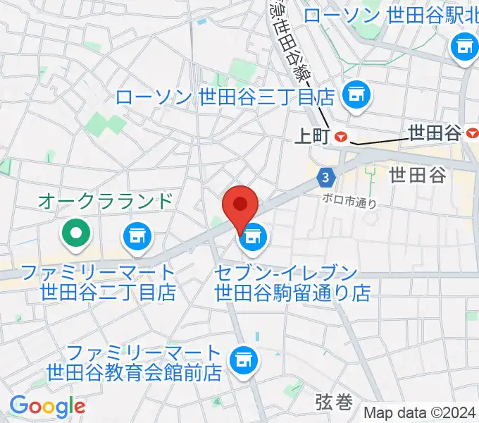 ハイエースサウンドシステムズの地図