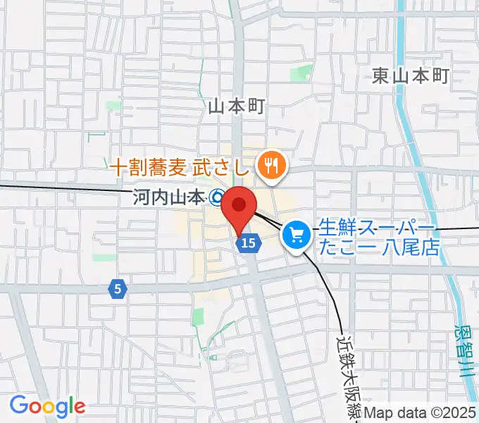 F2おんがく教室の地図
