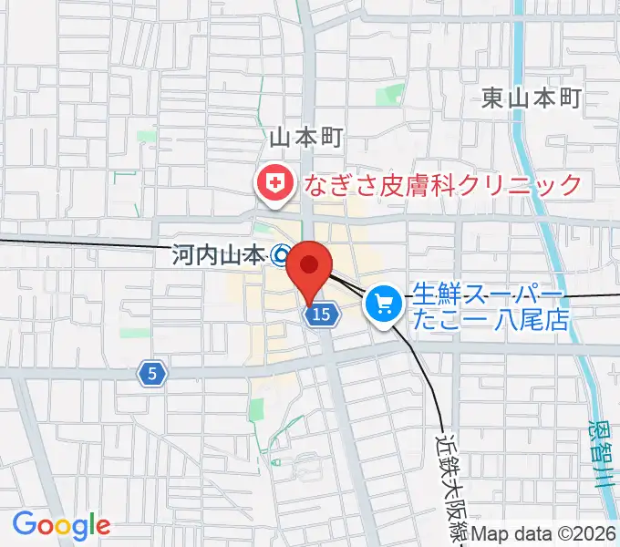 F2おんがく教室の地図